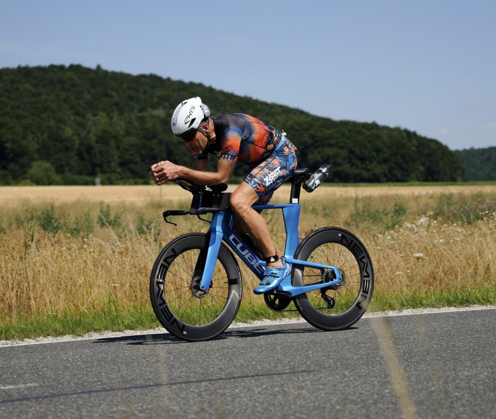 Stephan Pollert auf de Rad