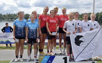Podium der 2. Triathlon Bundesliga Nord in Salzgitter