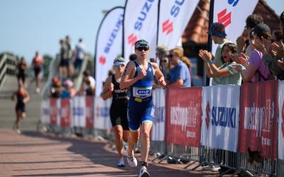 Selina Klamt auf der Laufstrecke
